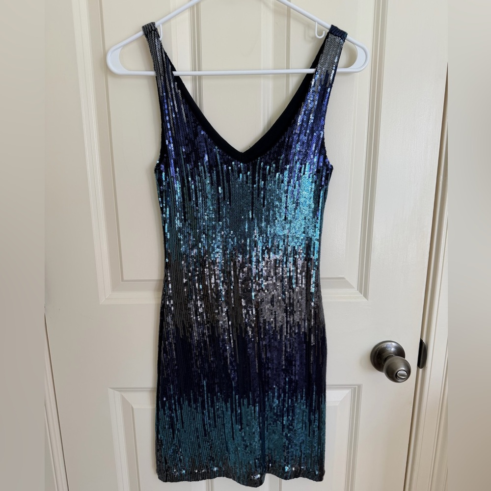 Sleeveless Sequin Dress